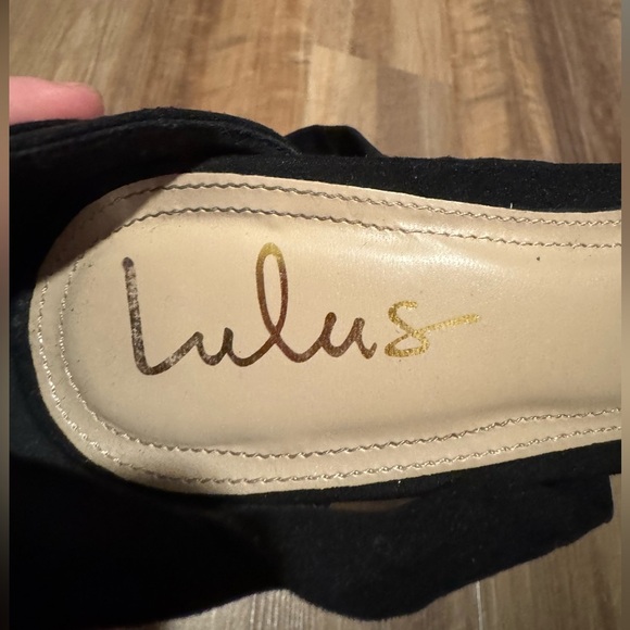 Lulu’s Black Strappy Women's Heels - Picture 8 of 10